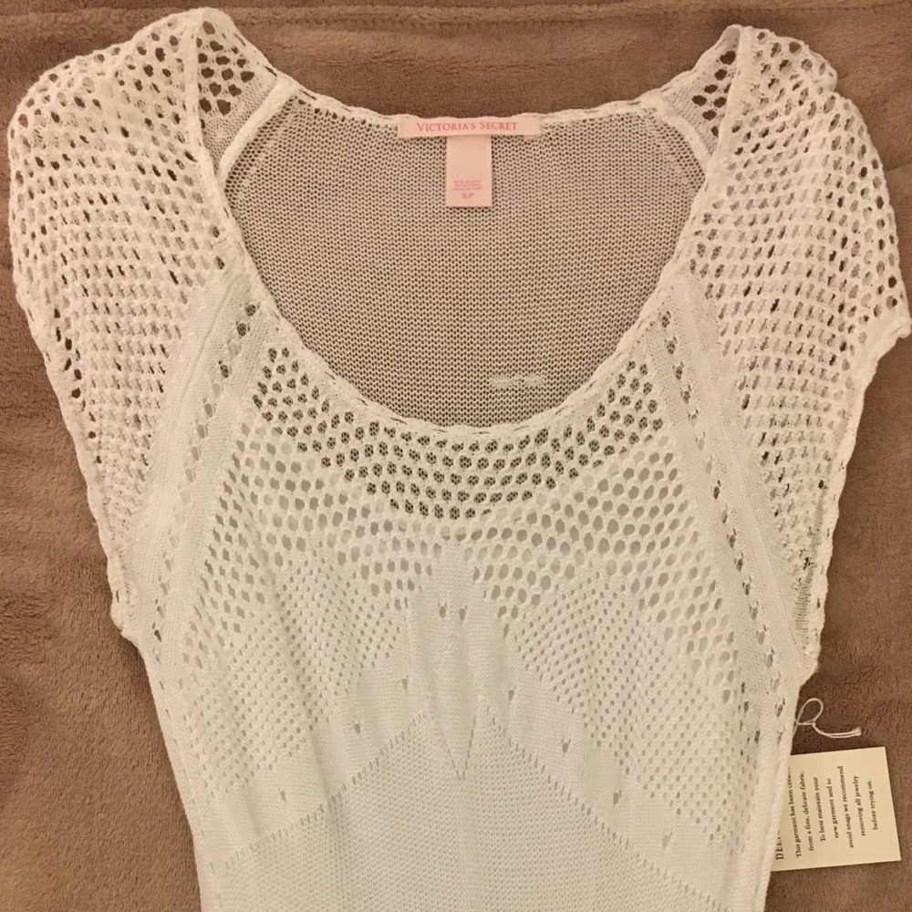 Victoria’s Secret WHITE Crotchet Dress